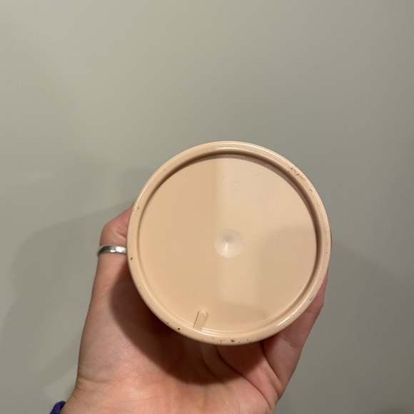 🦇FREE w/$50 purchase 🦇Orange Checkered Tumbler with Bats and wood lid with Straw - Picture 3 of 5